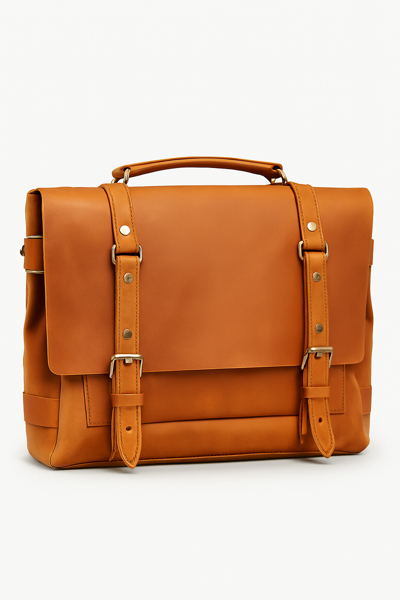 Valen Leather Laptop Briefcase