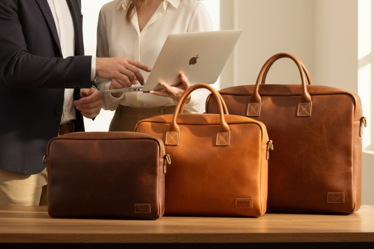 How to Choose the Perfect Leather Laptop Bag Size (Guide for 13–17 Inch Laptops)