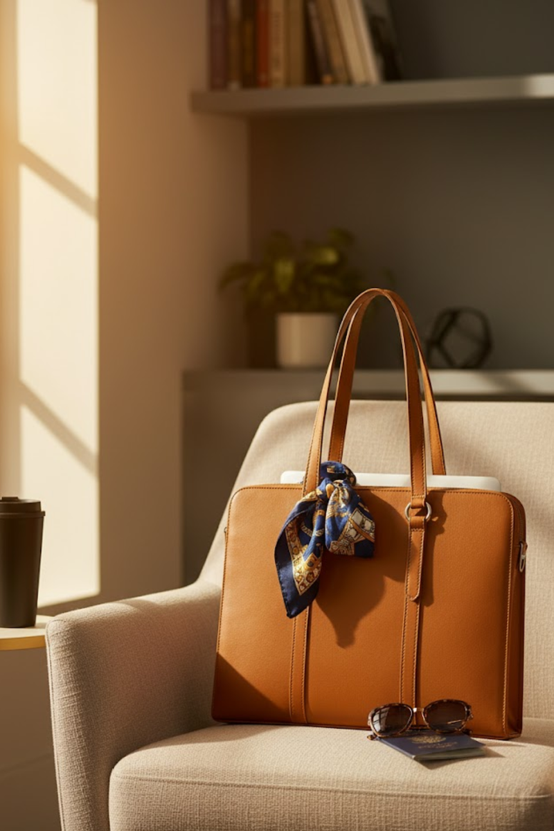 Elysian Tote - Women Leather Laptop Bag