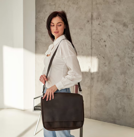 The Epitome – Leather Laptop Messenger Bag