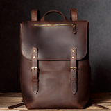 The Atlas Leather Laptop Backpack - BLLB 