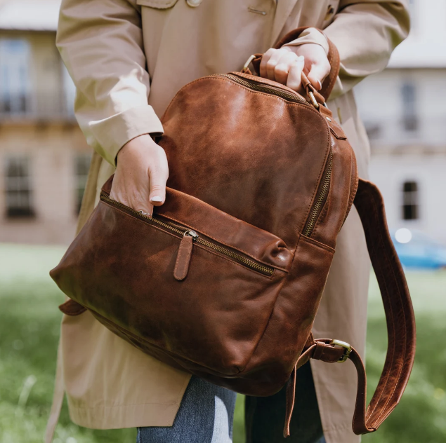 The Catalyst – Leather Travel Backpack by BLLB - BLLB 