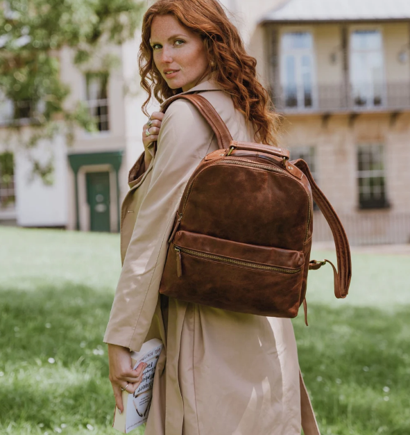 The Catalyst – Leather Travel Backpack by BLLB - BLLB 