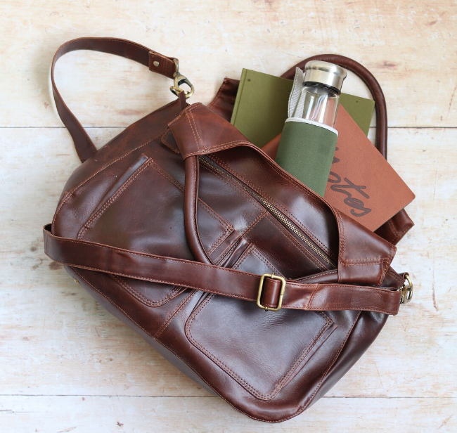 Luna Satchel – Handmade Leather Bag - BLLB 
