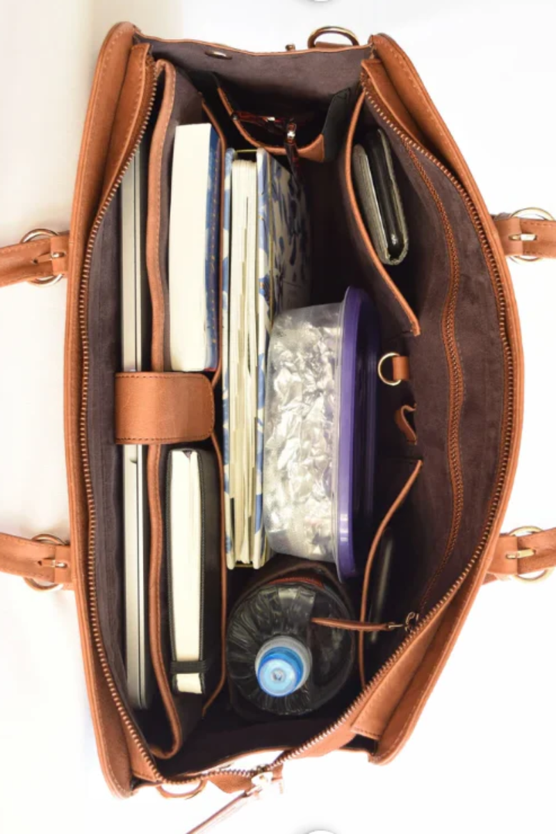 Elysian Tote - Women Leather Laptop Bag