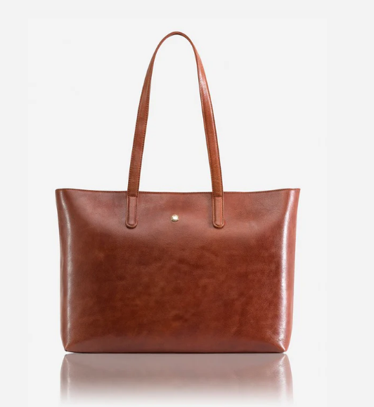 Aurea Tote – Minimalist Full-Grain Leather Tote by BLLB - BLLB 