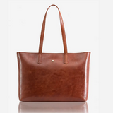 Aurea Tote – Minimalist Full-Grain Leather Tote by BLLB - BLLB 