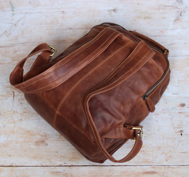 The Catalyst – Leather Travel Backpack by BLLB - BLLB 