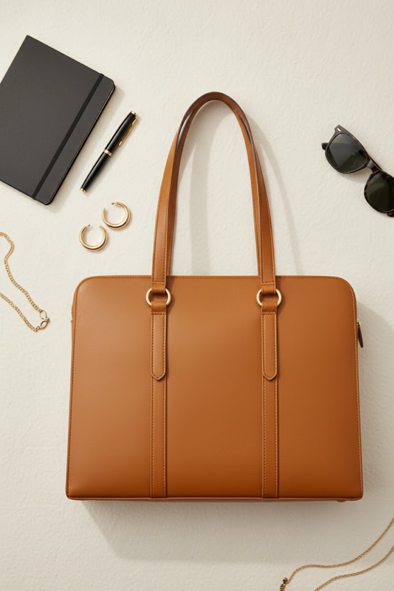 Elysian Tote - Women Leather Laptop Bag