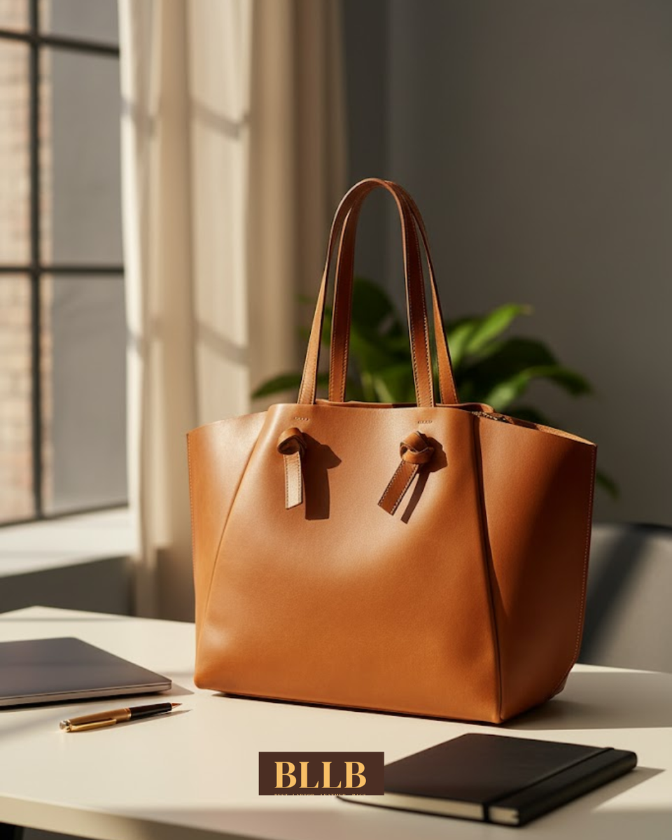 Aurelia Tote – Handmade Women’s Leather Bag | Premium Work & Travel Tote