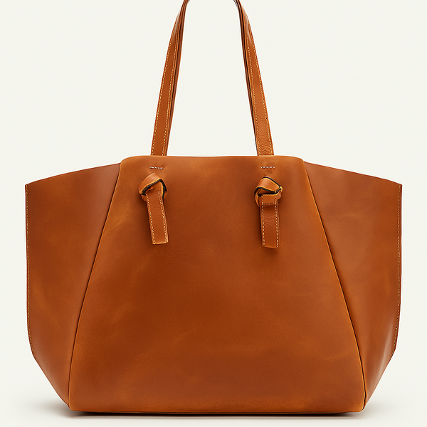Aurelia Tote – Handmade Women’s Leather Bag | Premium Work & Travel Tote