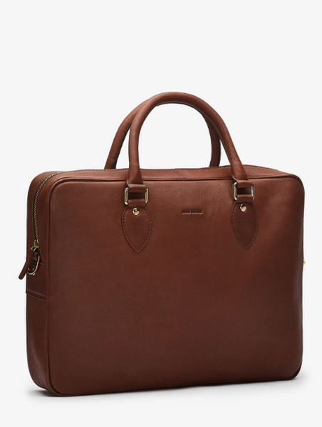 Briar Leather Laptop Case