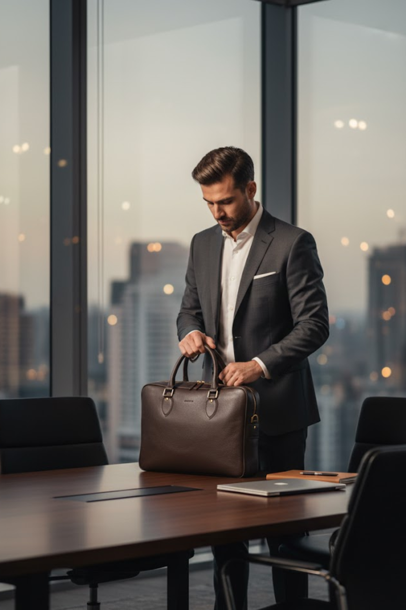 Briar Leather Laptop Case – Premium Handmade Leather Laptop Sleeve