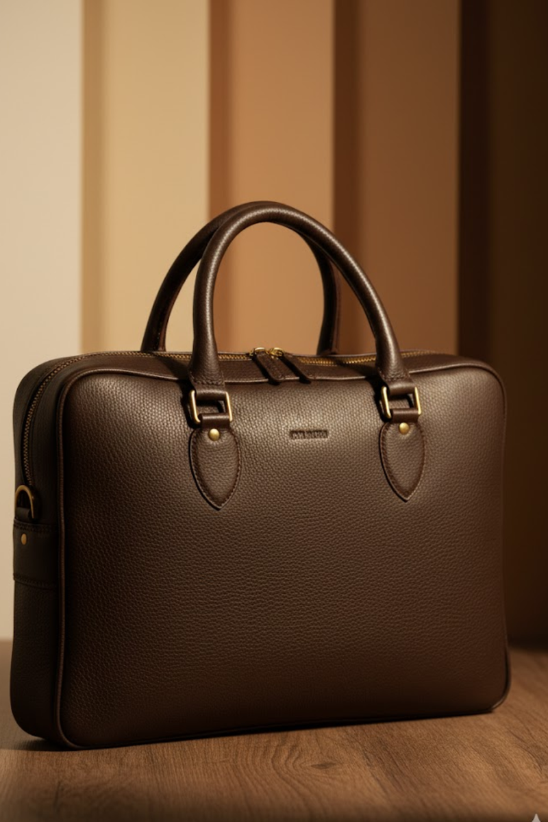 Briar Leather Laptop Case – Premium Handmade Leather Laptop Sleeve