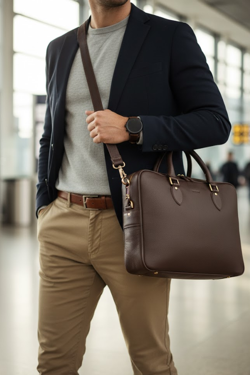 Briar Leather Laptop Case – Premium Handmade Leather Laptop Sleeve