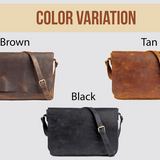 Evre Leather Laptop Carry – Handmade Premium Leather Laptop Bag for Men & Women