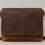 Evre Leather Laptop Carry – Handmade Premium Leather Laptop Bag for Men & Women