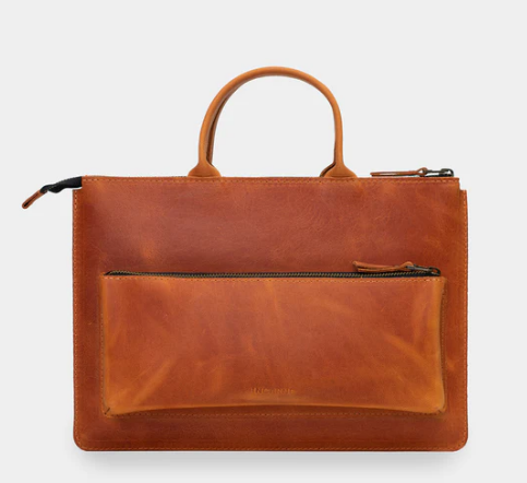 Haven Leather Laptop Case – Handmade Full-Grain Leather Laptop Sleeve