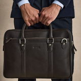 Orion Handmade Leather Laptop Sleeve – Luxury Slim Case for Professionals