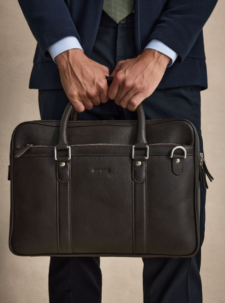 Orion Handmade Leather Laptop Sleeve – Luxury Slim Case for Professionals