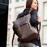 The Atlas Leather Laptop Backpack Handmade by BLLB – Premium Men’s Full-Grain Leather Bag