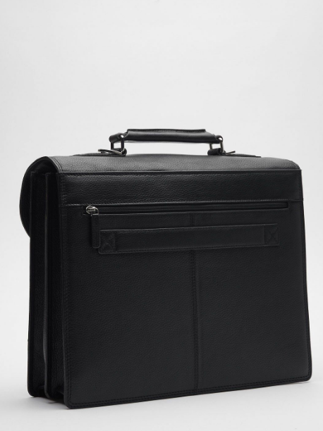 The Commander Leather Laptop Briefcase – Handmade Full-Grain Men’s Bag