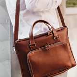 The Legacy Executive Briefcase by BLLB – Handmade Leather Laptop Bag