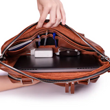 The Legacy Executive Briefcase by BLLB – Handmade Leather Laptop Bag