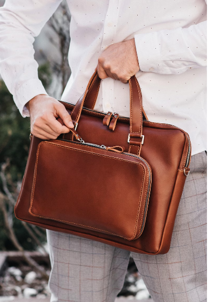 The Legacy Executive Briefcase by BLLB – Handmade Leather Laptop Bag