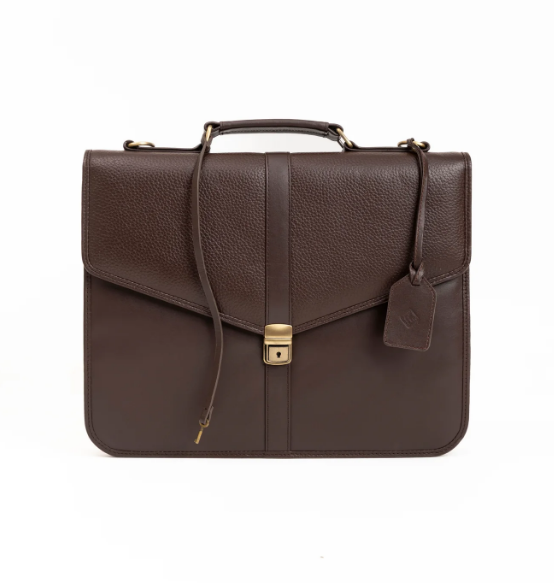 The Prestige Executive Leather Laptop Briefcase