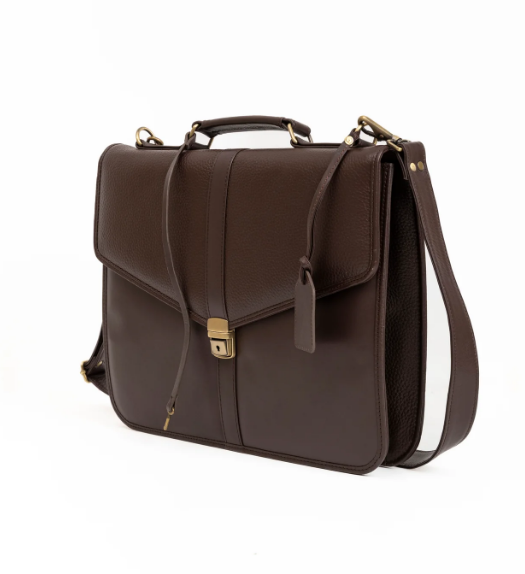 The Prestige Executive Leather Laptop Briefcase by BLLB – Handmade Luxury Leather Bag for Professionals