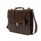 The Prestige Executive Leather Laptop Briefcase by BLLB – Handmade Luxury Leather Bag for Professionals