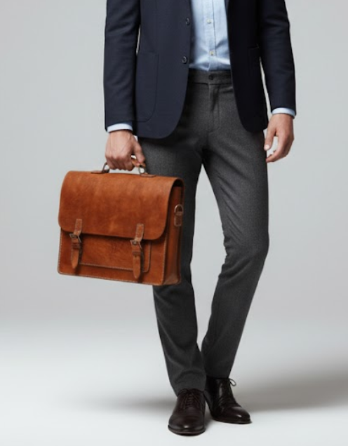 The Voyager – Handmade Full-Grain Leather Laptop Bag by BLLB - BLLB 