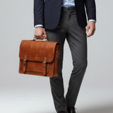 The Voyager – Handmade Full-Grain Leather Laptop Bag by BLLB - BLLB 