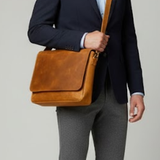 Evre Leather Laptop Carry - BLLB 