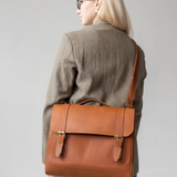 The Visionary by BLLB – Elegant Leather Crossbody Briefcase - BLLB 