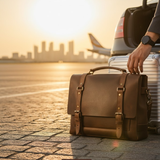 Valen Leather Laptop Briefcase – Handmade Full-Grain Leather Bag