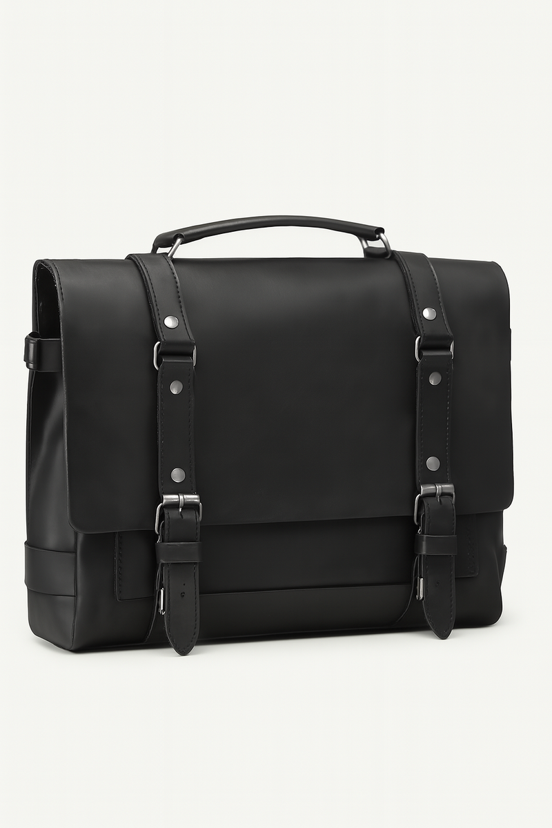 Valen Leather Laptop Briefcase – Handmade Full-Grain Leather Bag
