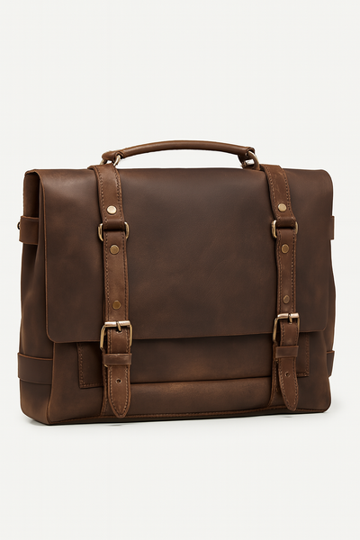 Valen Leather Laptop Briefcase