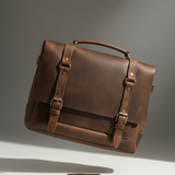 Valen Leather Laptop Briefcase – Handmade Full-Grain Leather Bag